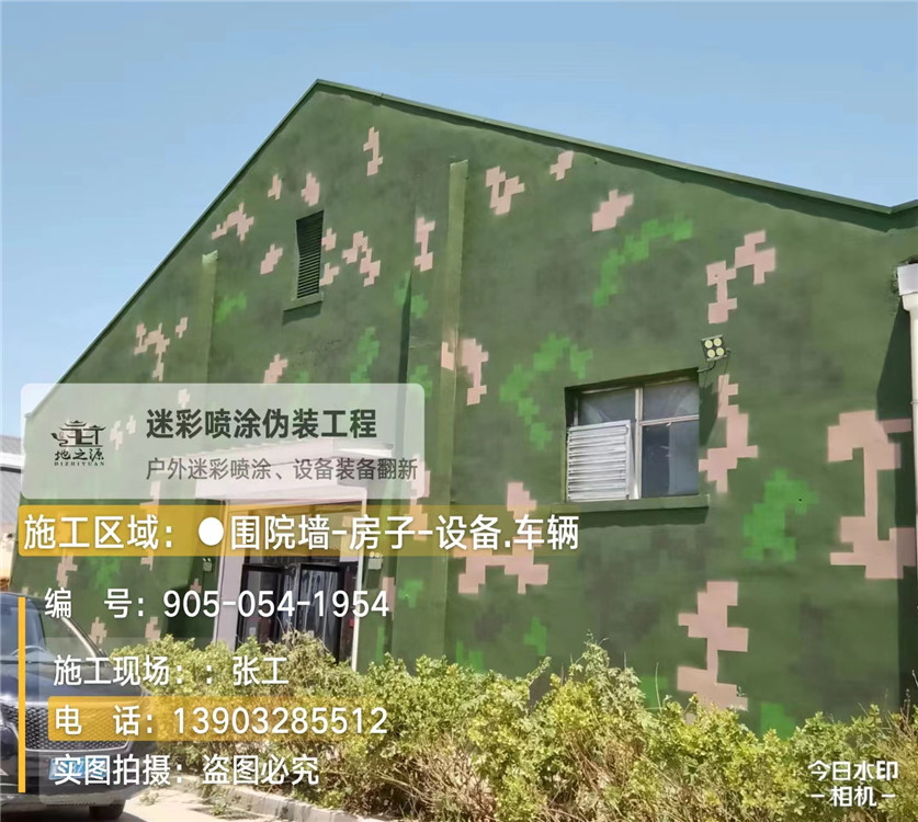 万宁外墙数码迷彩漆施工报价清单（100㎡标准墙面测算）